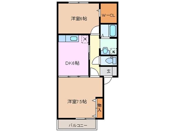 エスぺランサの物件間取画像